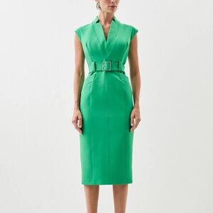 KAREN MILLEN Pencil Dress, Belted